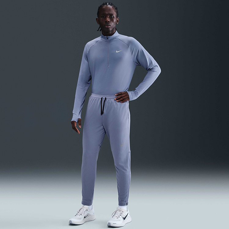 Hanorac pt bărbați Nike M NK DF STRIDE HZ MIDLAYER L Albastru deschis photo 3